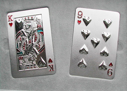 Silver Playing Cards